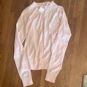 Pink J Crew Cardigan